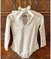 Edgehill Collection x Kristin Ellen Hockman Baby Girls 3-24 Months Greta Yellow Floral One-Piece Swimsuit