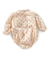 Edgehill Collection x Kristin Ellen Hockman Baby Girls Newborn-3T Agnes Long Sleeve Smocked Bubble