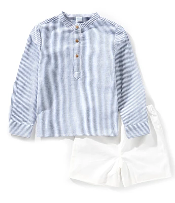 Edgehill Collection x Kristin Ellen Hockman Little Boys 2T-7 Anders Short Set