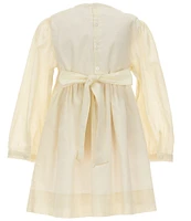 Edgehill Collection x Kristin Ellen Hockman Little Girls 2T-6X Margaret Long Sleeve Smocked Dress