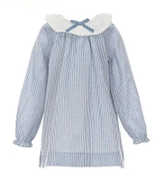 Edgehill Collection x Kristin Ellen Hockman Little Girls 2T-6X Selma Long Sleeve Dress