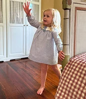 Edgehill Collection x Kristin Ellen Hockman Little Girls 2T-6X Selma Long Sleeve Dress