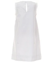 Edgehill Collection x Kristin Ellen Hockman Little Girls 2T-6X Svea White Embroidered Dress