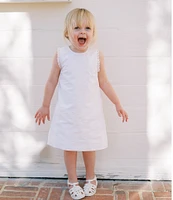 Edgehill Collection x Kristin Ellen Hockman Little Girls 2T-6X Svea White Embroidered Dress