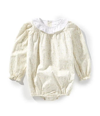 Edgehill Collection x Kristin Ellen Hockman Little Girls 3T Ellen Yellow Floral Bubble