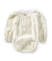 Edgehill Collection x Kristin Ellen Hockman Little Girls 3T Ellen Yellow Floral Bubble