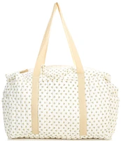 Edgehill Collection x Kristin Ellen Hockman Lottie Yellow Floral Weekender Bag