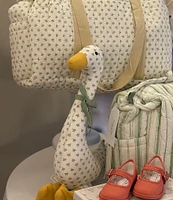Edgehill Collection x Kristin Ellen Hockman Queenie Yellow Floral Plush Duck