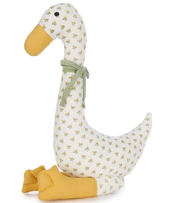 Edgehill Collection x Kristin Ellen Hockman Queenie Yellow Floral Plush Duck