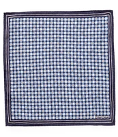 Edward Armah Circle Reversible Silk Pocket Square