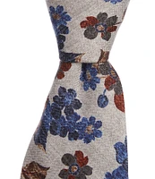 Edward Armah Floral 3.5#double; Silk Tie