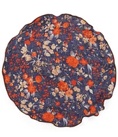 Edward Armah Floral Reversible Sillk Pocket Circle