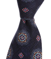 Edward Armah Medallion Burst 3.5#double; Silk Tie