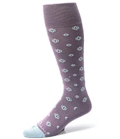 Edward Armah Medallion Crew Dress Socks