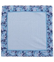 Edward Armah Micro Reversible Silk Pocket Square