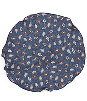 Edward Armah Pine Reversible Silk Pocket Circle