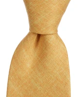 Edward Armah Solid 3.5#double; Silk Tie