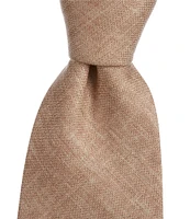 Edward Armah Solid 3.5#double; Silk Tie