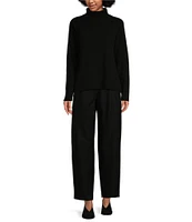 Eileen Fisher Cashmere Turtleneck Long Sleeve Sweater