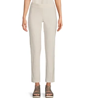 Eileen Fisher Washable Stretch Crepe Slim Leg Ankle Pants