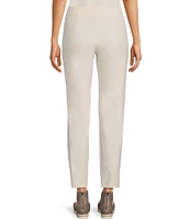 Eileen Fisher Washable Stretch Crepe Slim Leg Ankle Pants