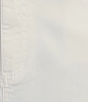 Eileen Fisher Organic Cotton Blend Denim Front Slit Straight Midi Skirt
