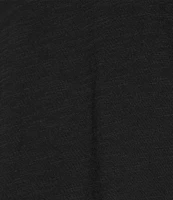 Eileen Fisher Easy Organic Cotton Jersey Knit V-Neck Short Sleeve Tee