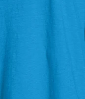Eileen Fisher Easy Organic Cotton Jersey Knit V-Neck Short Sleeve Tee Shirt