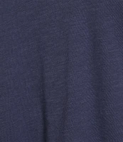 Eileen Fisher Easy Organic Cotton Jersey Knit V-Neck Short Sleeve Tee Shirt