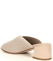 Eileen Fisher Fave Stretch Fabric Block Heel Sandals