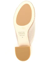 Eileen Fisher Fave Stretch Fabric Block Heel Sandals