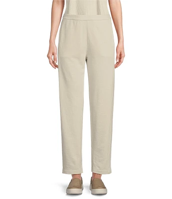 Eileen Fisher Garment Dyed Terry Slouchy Ankle Pants