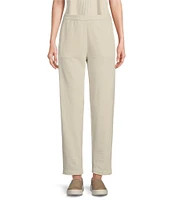Eileen Fisher Garment Dyed Terry Slouchy Ankle Pants