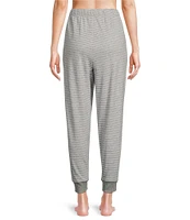 Eileen Fisher Knit Striped Sleep Jogger