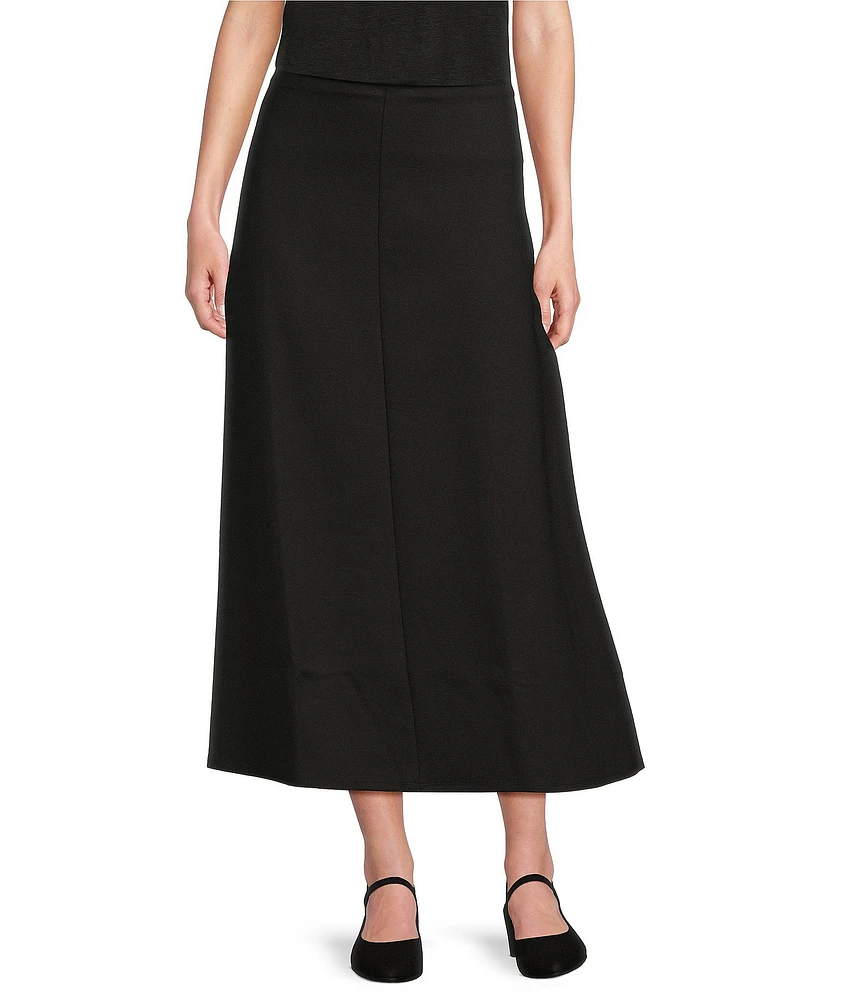 Eileen Fisher Lightweight Ponte A-Line Skirt
