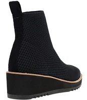 Eileen Fisher London Rib Stretch Knit Wedge Booties