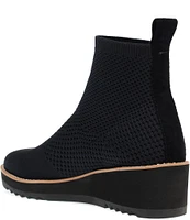 Eileen Fisher London Rib Stretch Knit Wedge Booties