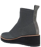 Eileen Fisher London Rib Stretch Knit Wedge Booties