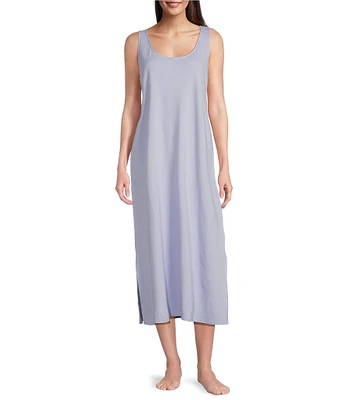 Eileen Fisher Organic Cotton Interlock Knit Long Nightgown