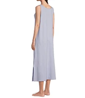 Eileen Fisher Organic Cotton Interlock Knit Long Nightgown