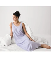 Eileen Fisher Organic Cotton Interlock Knit Long Nightgown