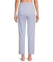 Eileen Fisher Organic Cotton Interlock Knit Slouchy Tapered Ankle Coordinating Sleep Pants