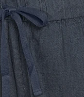 Eileen Fisher Organic Cotton Twill Utility Pocket Pull-On Pants