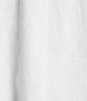 Eileen Fisher Organic Handkerchief Linen Notch Collar Short Sleeve Top