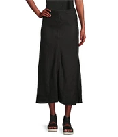 Eileen Fisher Organic Linen A-Line Bias Skirt