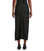 Eileen Fisher Organic Linen A-Line Bias Skirt
