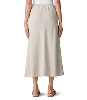 Eileen Fisher Organic Linen A-Line Bias Skirt