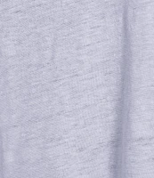 Eileen Fisher Organic Linen Jersey Scoop Neck Sleeveless Tank