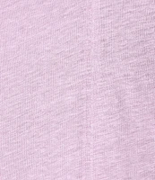 Eileen Fisher Organic Linen Jersey V-Neck Cap Sleeve Top