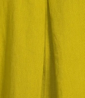 Eileen Fisher Organic Linen Notch Collar Cap Sleeve Shirtdress
